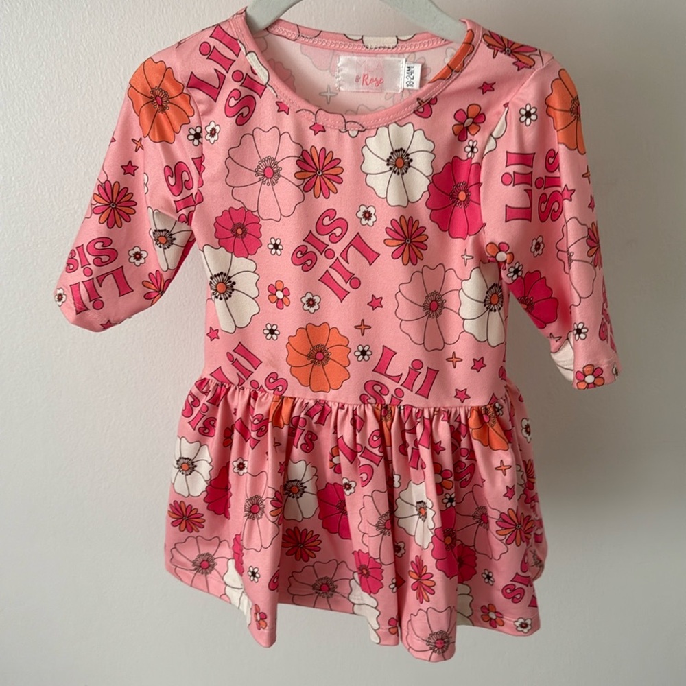 MILA & ROSE bodysuit with skirt lil sis